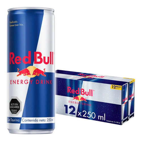 Bebida Energet Red Bull Trad Display12*250cc(1display)-super