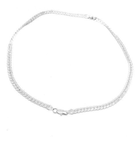 Collar Cadena Baño Plata 925 