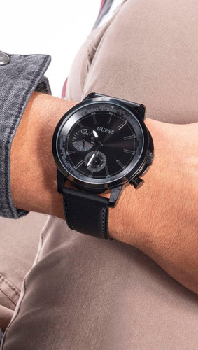 Reloj Pulsera Guess Gw0540g3 Del Dial Negro