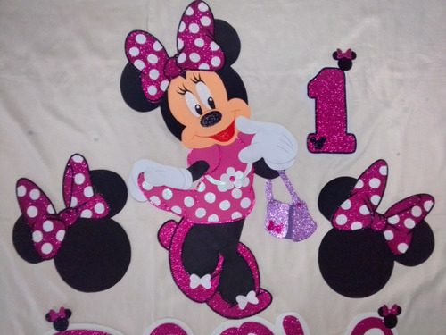 Minnie Mouse Figura En Foami Para Decoración De Fiestas