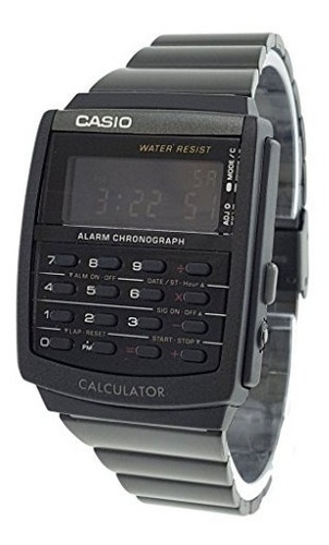 Reloj Casio Para Hombre Ca506b-1avt Color Negro Pantalla