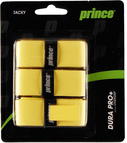 Overgrip Prince Durapro+ Tenis / Padel X3 Color Amarillo