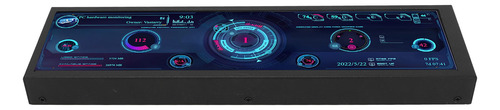 Subpantalla De Chasis Ips 1920x480 Cpu Gpu Ssd Data De 8.8 P