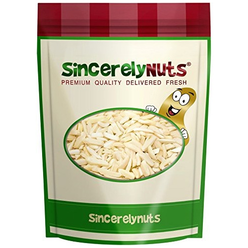 Sinceramente Nueces Blanqueado De Almendras Cruda - Una Lb.
