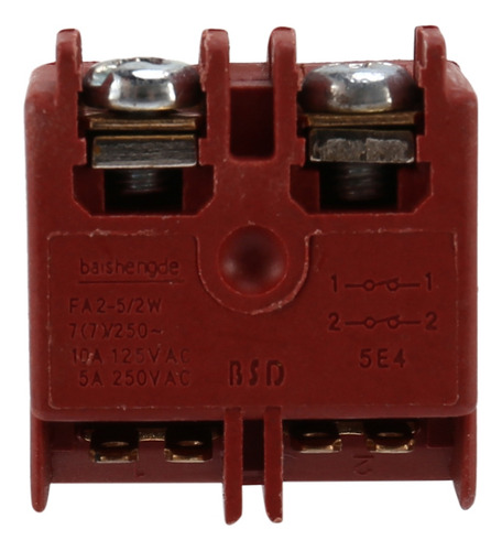 Esmerilhadeira Angular Ac 250v 6a 125v/12a Dpst Com Botão De