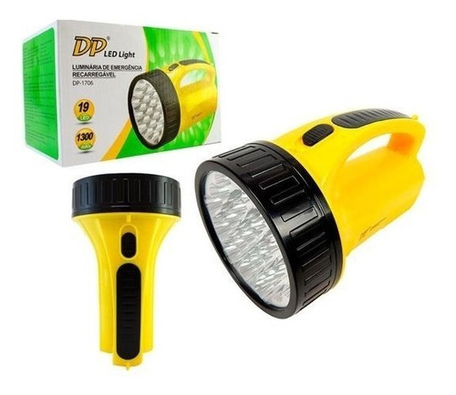 Holofote Lanterna Ultra Led Recarregável 1300mah Bivolt Xtra