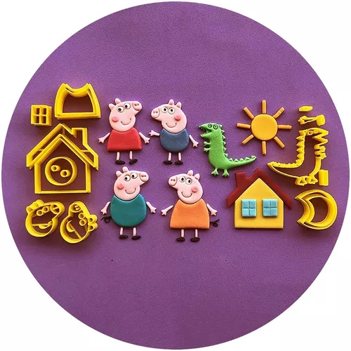 Cortador Casa Peppa Pig 5cm – Cortadores da Lari