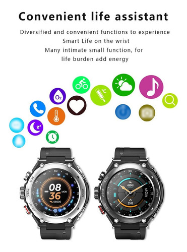 Smartwatch Con Audífonos Inalámbricos 2 En 1