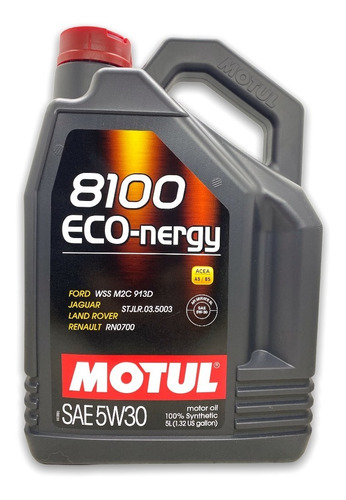 Aceite 5w30 Sintetico Motul 8100 Eco Energy 5l Nafta Diesel