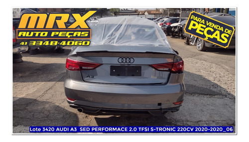 Sucata Audi A3 Sed Perfom 2.0 Tfsi S-tronic 220cv 2020 Pecas