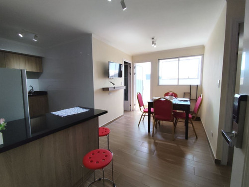 Arriendo Departamento Amoblado 2 Dorm. Metro Ula/alameda