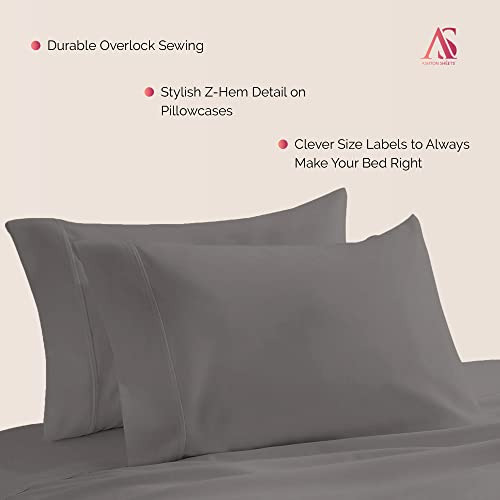 Juego De 2 Fundas De Almohada De Algodón Egipcio