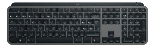 Teclado Logitech Mx Keys S Inalambrico Iluminado Bluetooth Color del teclado Grafito