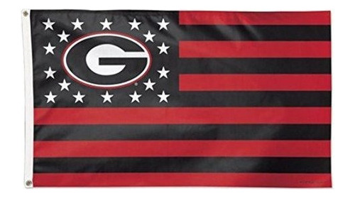 Ncaa Universidad De Georgia Deluxe Bandera 3 X 5