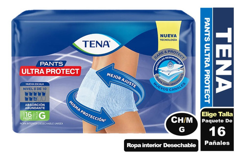 Tena Pants Ultra Protect Pañal Ropa Interior Elige Tamaño