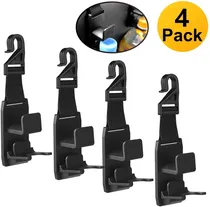 Comprar Ganchos Percheros Bolsas Botellas Para Carro.  Set De 4!