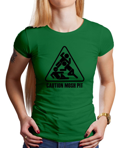 Polo Dama Caution Mosh Pit (d0583 Boleto.store)