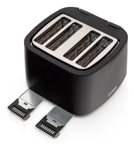 Tostador Thomas Th-126 4 Panes Color Negro