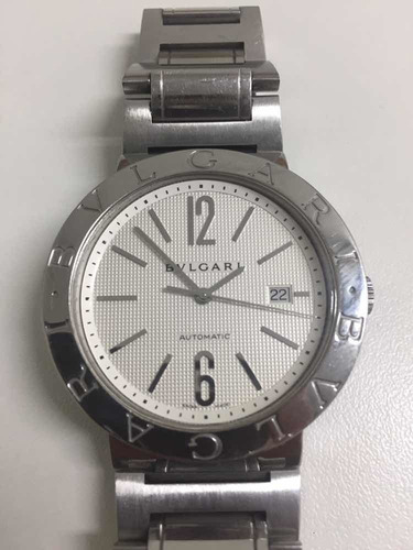 Relogio Bvlgari Em Aço 42mm Automático Original