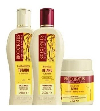 Kit Bio Extratus Tutano Sh250ml Cond250ml E Banho Creme250gr