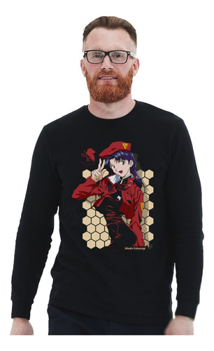 Polera Ml Evangelion Neo Genesis Misato Katsuragi 2 Anime Im