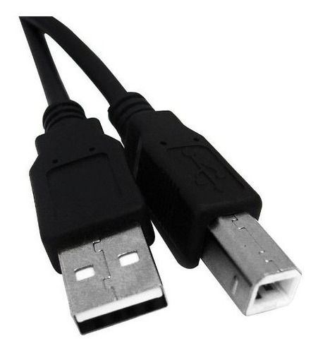 Cabo Usb Para Impressora 3 Metros Usb 2.0 Preto Lacrado