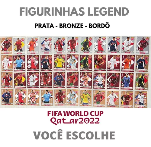 Figurinha Lionel Messi Bordô Copa 2022 Legend - Promoção