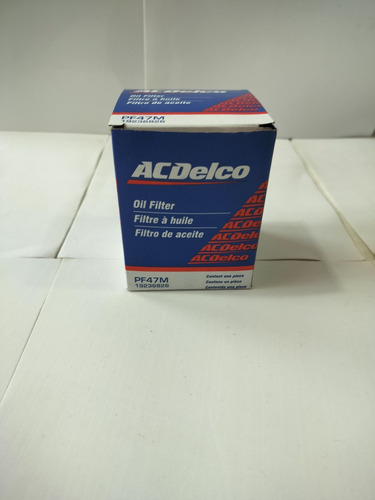 Filtro Aceite Para Chevy Aveo Acdelco Original Garantizado