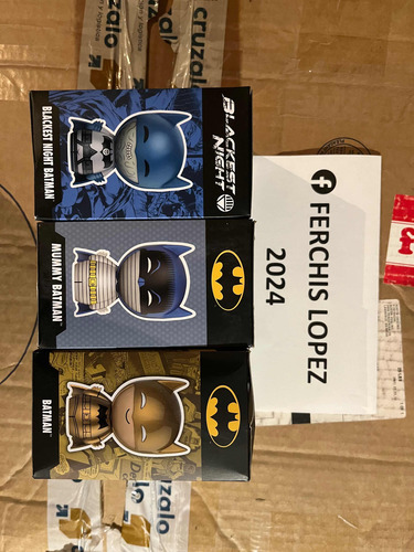 Funko Pop Dorbz Lote Batman 3 Piezas Exclusivas Mummy Golden