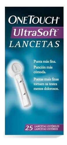 One Touch Ultra Soft C/25 Lancetas Estériles