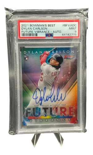 comprar Barajita Gradeada Psa Mint 9 Dylan Carlson #bfvadc 2021