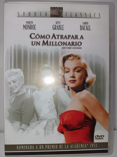 Cómo Atrapar A Un Millonario Dvd Marilyn Monroe Excelente 