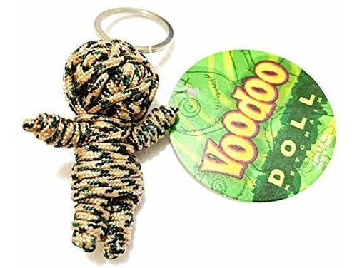 Muñeca Accesorio Voodoo Doll Llavero Marrón Buena Suerte Pod