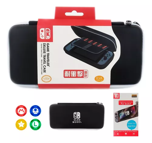 Kit 18 em 1 Case fone Acessórios Para Nintendo Switch Lite em Promoção na  Americanas