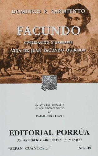 Libro Facundo (portada Puede Variar) - Nuevo