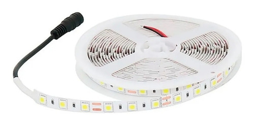 Imagen 6 de 7 de Tira Led Luz Blanca 5050 Ip65 Con Eliminador