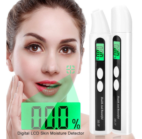 Tester Piel Digital Lcd Para Facial Analisis Humedad Aceite