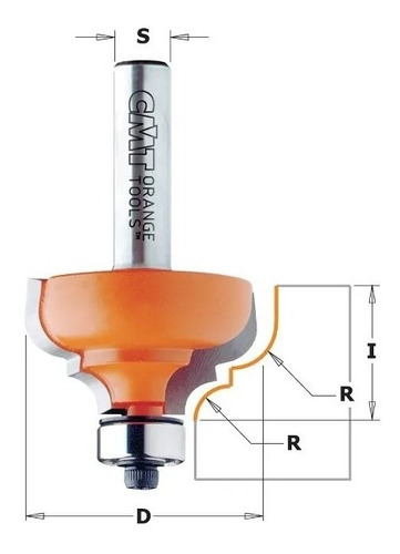 Fresa De Widea P/ Moldura C/ Rolamento 28,7mm Cmt 74428711