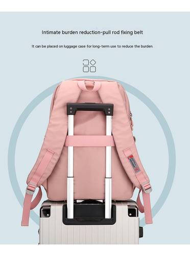 Mochila Impermeable De Gran Capacidad For Estudiantes De Mo