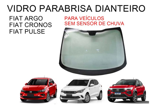 Parabrisa Dianteiro - Fiat Pulse 2021+ / Sem Sensor