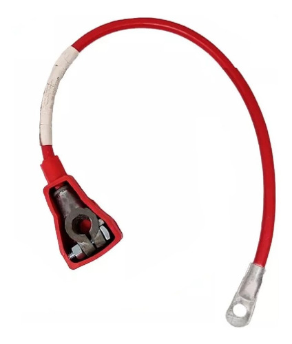 Cable De Bateria Armado Con Terminal Rojo 80 Cm