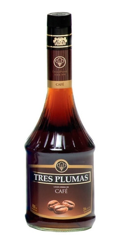 Licor De Café - Tres Plumas, 700 Ml.