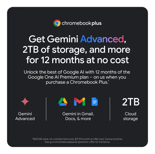 Asus - Cx14 14 Fhd Chromebook Plus Laptop Con Google Ai - I