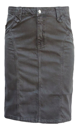 Saia Jeans Midi Ref 99 Moda Evangélica Plus Size 44 Ao 60