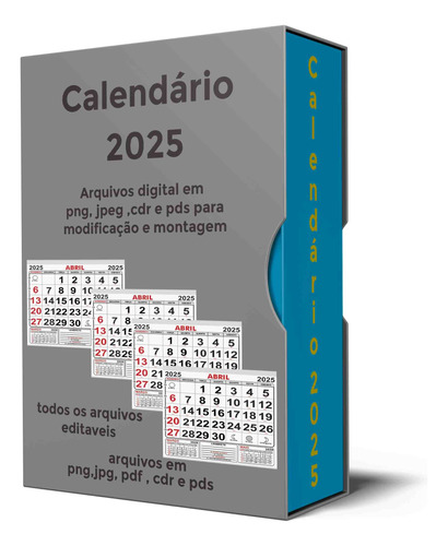 Calendário 2025 Arquivo Digital