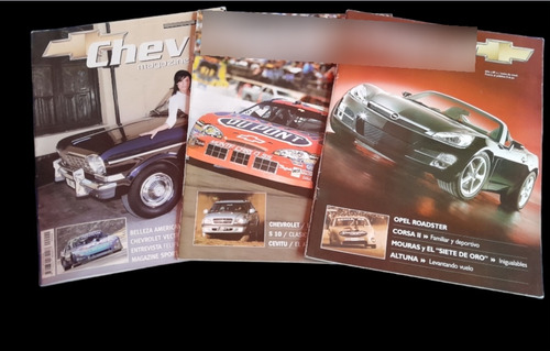 Tres Revistas De Automovilismo Chevy 