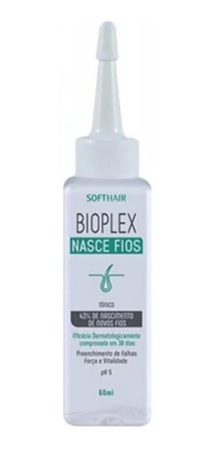 Tonico Nasce Fios Bioplex Antiqueda E Calvice Softhair 60ml
