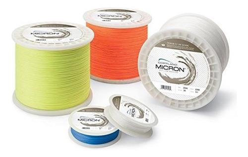 Cortland Fly Line Respaldo Micron 30 Lb Prueba Color Blanco