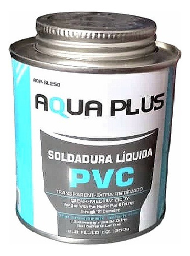  Pega Para Tubo Pvc Agua Fria Soldadura Liquida 1/16  250 Gr