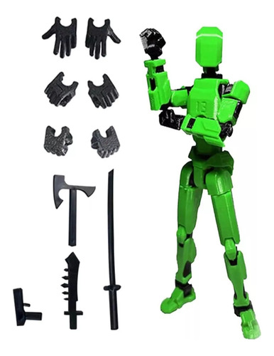 Lucky Dummy T13 Figure, Robot Multiarticulado Impreso 3d